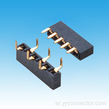 2.54mm H5.0mm صف واحد U/A أنثى رأس